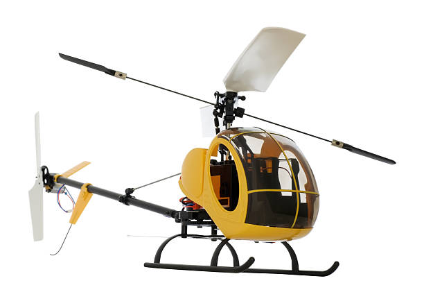 istock guided by radio model of helicopter 90966066