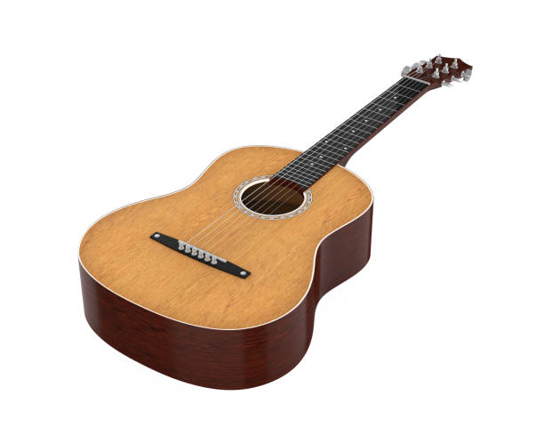 istock Acoustic Guitar Isolated 909664352