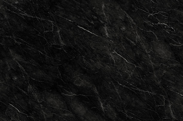 istock Black marble natural pattern for background, abstract black and white, granite texture 909664414