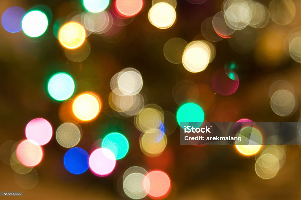 Christmas lights  Abstract Stock Photo