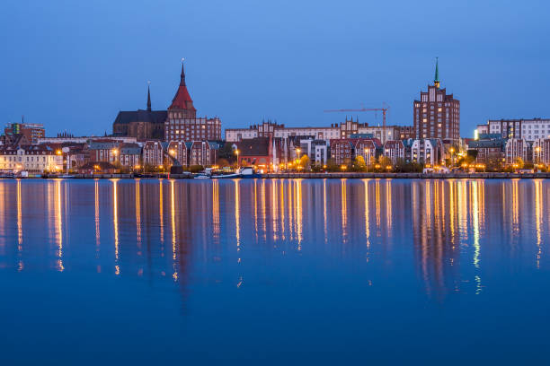 istock View over the river Warnow to Rostock, Germany 909671762