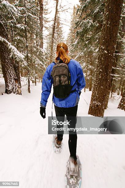 Schneeschuhwanderungen Stockfoto und mehr Bilder von Albuquerque - Albuquerque, Schnee, Schneeschuh-Laufen