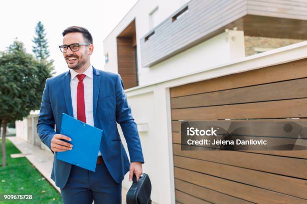 Businessman Stock Photo - Download Image Now - Real Estate Agent, Real Estate, Men