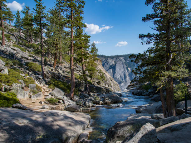 istock Yosemite Creek, just above Yosemite Falls 909680362