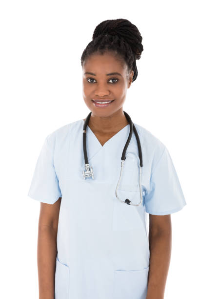 istock Happy African Female Doctor 909683006
