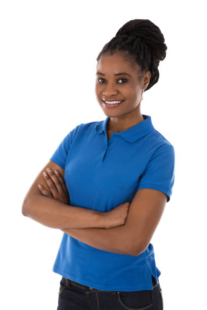 istock African Female Janitor With Arms Crossed 909683276