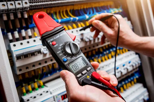 Electrical measurements with multimeter tester. Electrical background