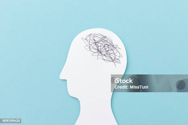 Chaos In The Brain Stock Photo - Download Image Now - Concepts, Mental Illness, Emotional Stress