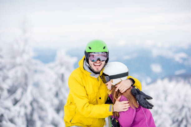 istock Couple during the winter vacation on the mountains 909722766