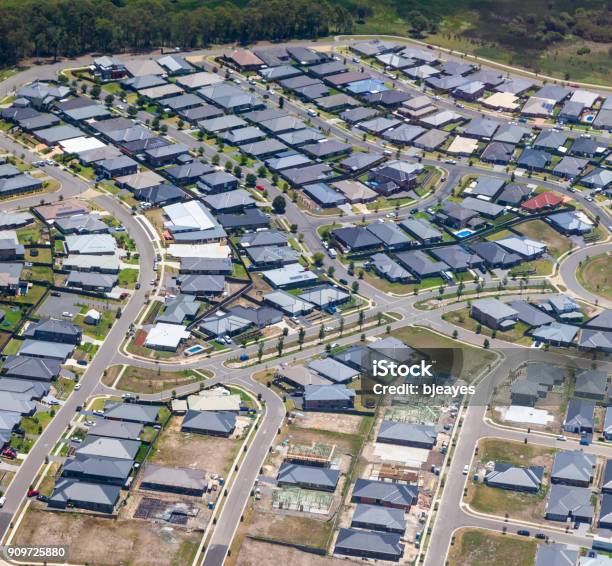 Australian Housing Development Newcastle Australia Stock Photo - Download Image Now