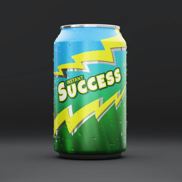 istock Instant Success energy drink can 909742818