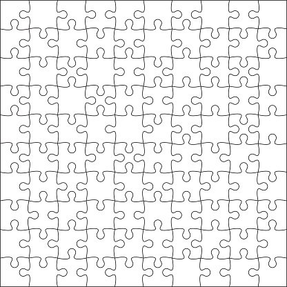 Volgen Keizer Sympton Puzzel Leeg Stockvectorkunst en meer beelden van Legpuzzelstukje -  Legpuzzelstukje, Puzzel, Vierkant - Compositie - iStock