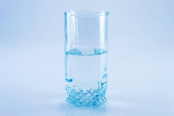 istock Glass of Water isolated on a white background 909755606