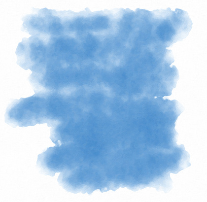Blue water color painted background
