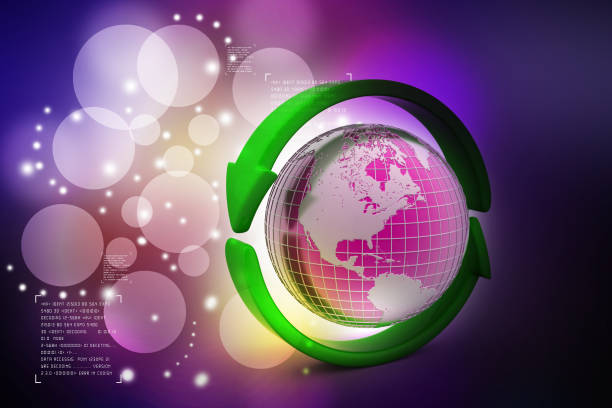 istock Earth with arrow circle around 909784998