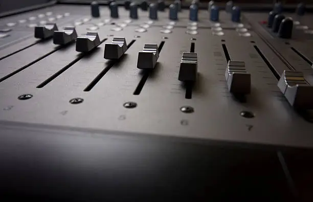 Photo of Silver Digital Audio Mixer