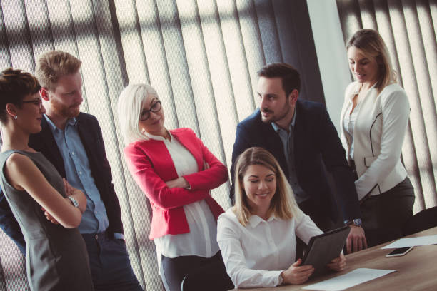 istock Business team at office 909818028