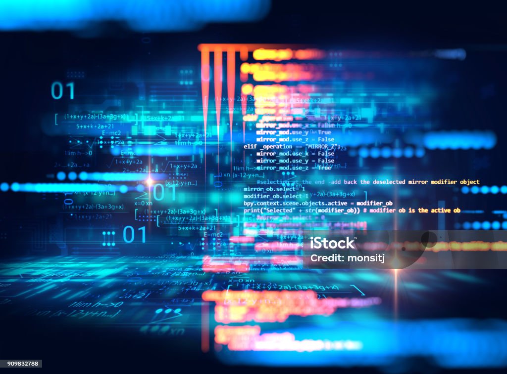 Programming Code Abstract Technology Background Of Software Developer ...