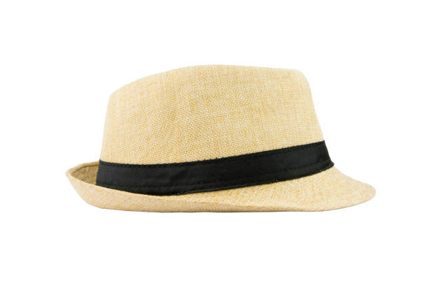 istock pretty straw hat isolated on white background 909836916