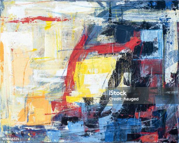 Photo libre de droit de Abstrait Acrylique Toile De Fond De Peinture banque d'images et plus d'images libres de droit de Art moderne - Art moderne, Art pictural, Abstrait