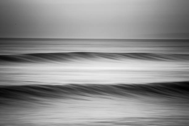 Ventura Ocean Waves, 2017 Different views and angles of ocean waves around Ventura, California, USA from the land and the water black and white beach stock pictures, royalty-free photos & images