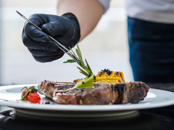 istock food stylist work decorating meal culinary art 909855380