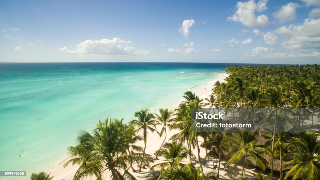 Vue imprenable sur la mer des Caraïbes - Photo de République dominicaine libre de droits