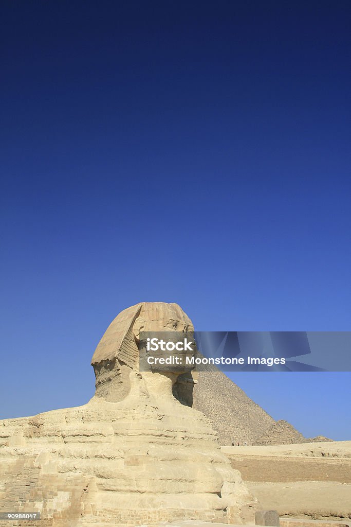 Wielki Sfinks w Gizie w Cairo, Egypt - Zbiór zdjęć royalty-free (Afryka)