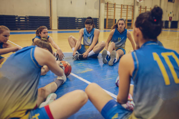 istock Girls basketball training 909883148