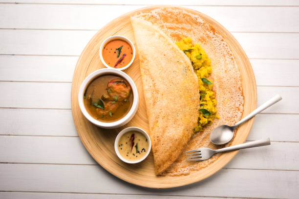 istock Masala dosa, south indian food 909907462
