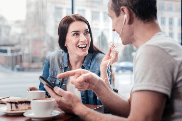 istock Young female person being very glad 909907824