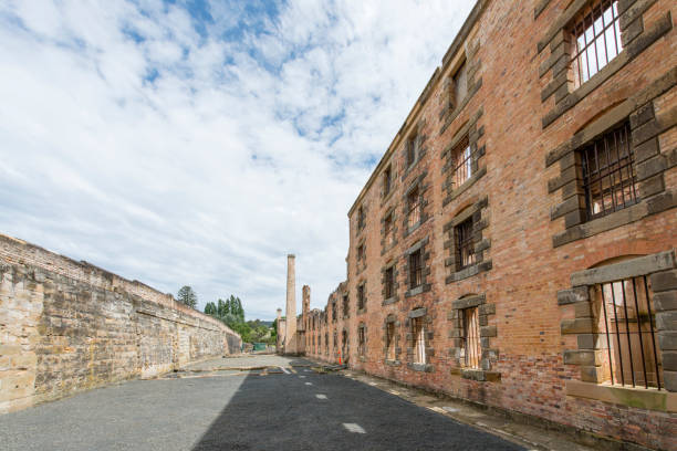 The old abandoned prison town of Port Arthur, is located on the Tasmanian Peninsula, Tasmania, Australia.