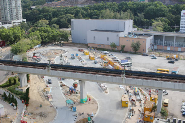 istock Under construction at the hk Kwai Fong 909914096