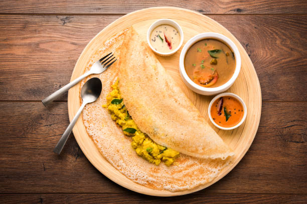 istock Masala dosa, south indian food 909923432
