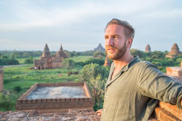 istock One male looking at ancient temples in Bagan, Myanmar 909934750