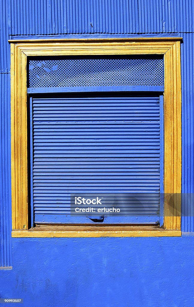 Blaue Fenster - Lizenzfrei Blau Stock-Foto