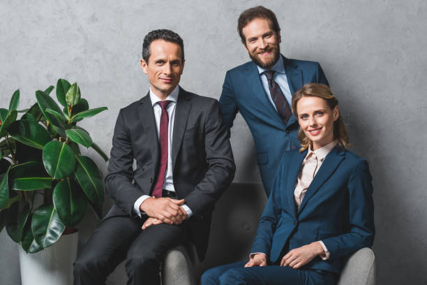 group of lawyers in suits