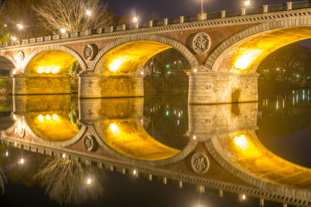 istock Bridge, panorama of turin at night 909942630