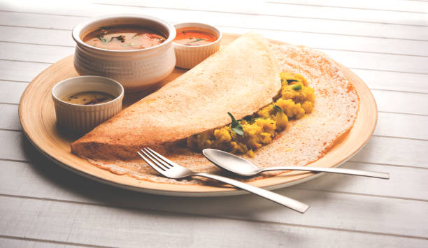 istock Masala dosa, south indian food 909945498