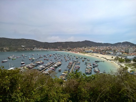 Arraial do Cabo view Praia dos Anjos beach.