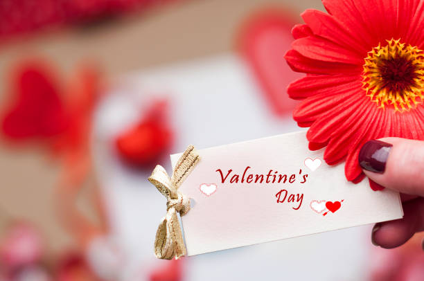 istock little greeting card with Valentine's day 909958202