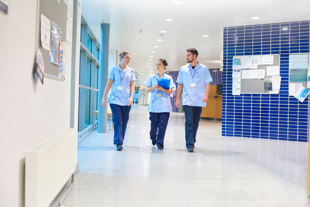istock medical students in hospital corridor 909958224