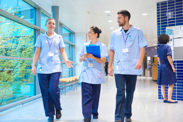 istock young nursing staff in a hospital corridor 909965082