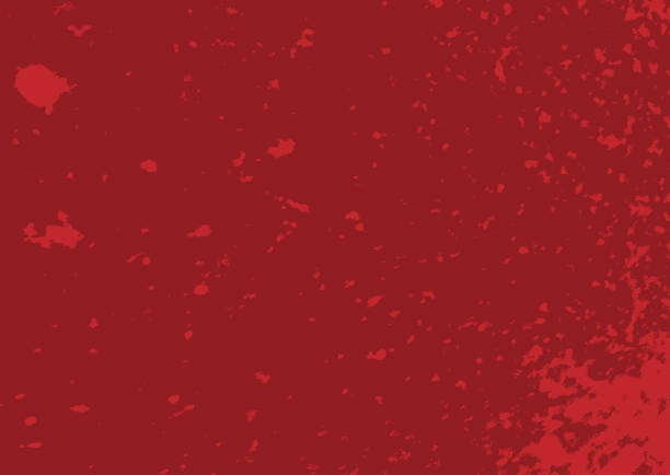 Damaged red texture. Rectangular grunge background. Damaged red texture. Rectangular grunge background. Vector illustration. blood splatter wall background stock illustrations
