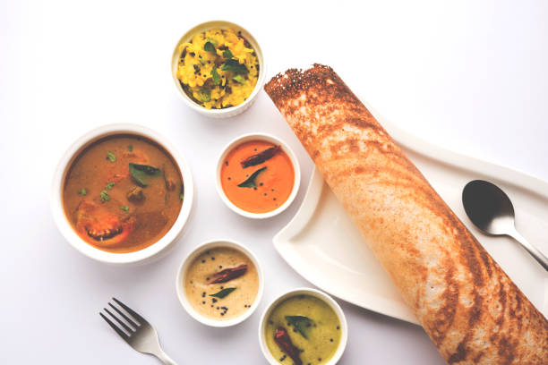 istock Masala dosa, south indian food 909983122