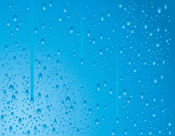 water condensation background vector art illustration