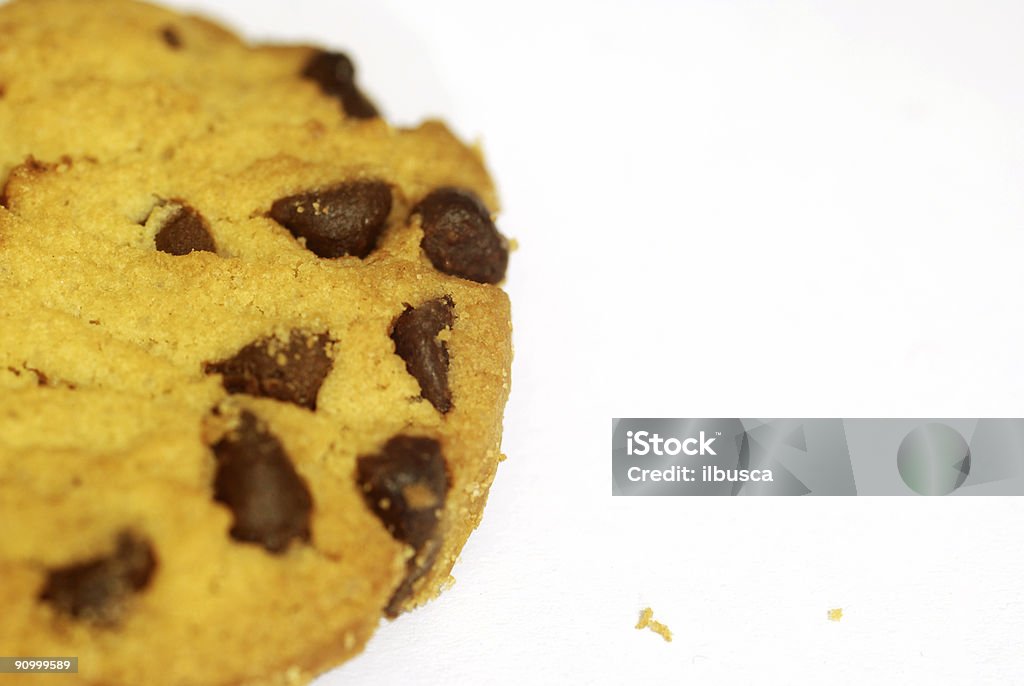 Biscuit au chocolat macro avec espace pour copie - Photo de Biscuit libre de droits