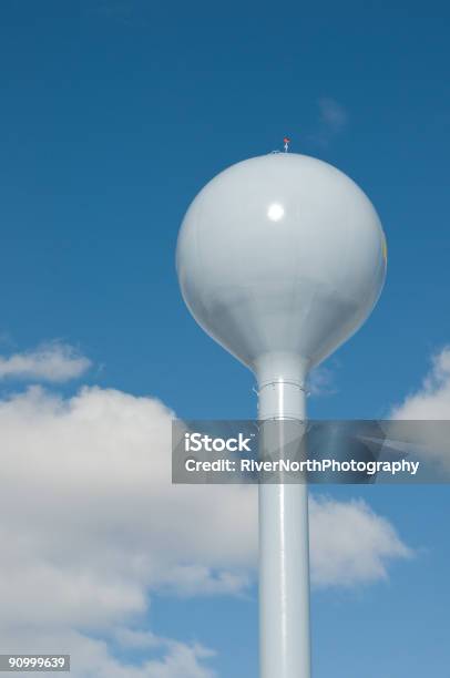 Torre Dágua Frankenmuth Michigan - Fotografias de stock e mais imagens de Torre de água - Torre de água, Azul, Azul claro