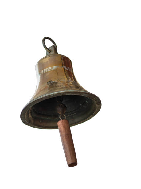 istock Isolated bell on white background with clipping path included. 910002880