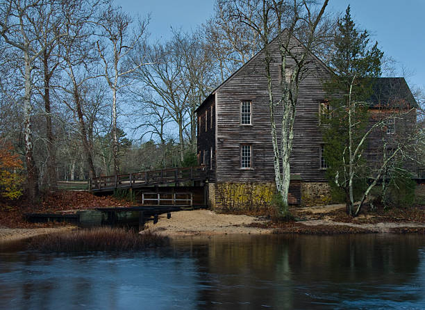 istock Sawmill at Dawn, Batsto Village, New Jersey 91000656